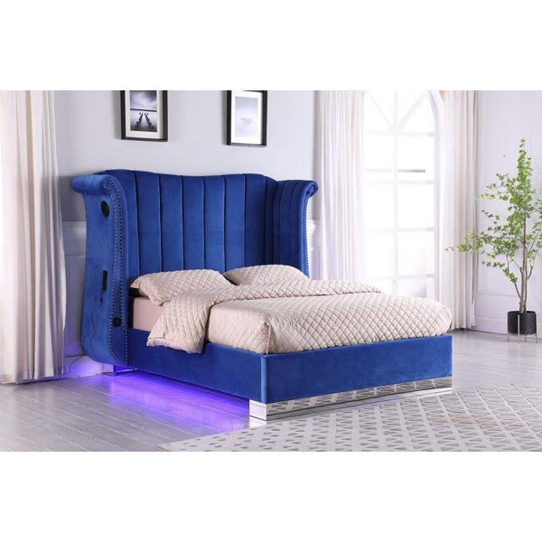 Rosdorf Park Elenta Upholstered Bed Wayfair
